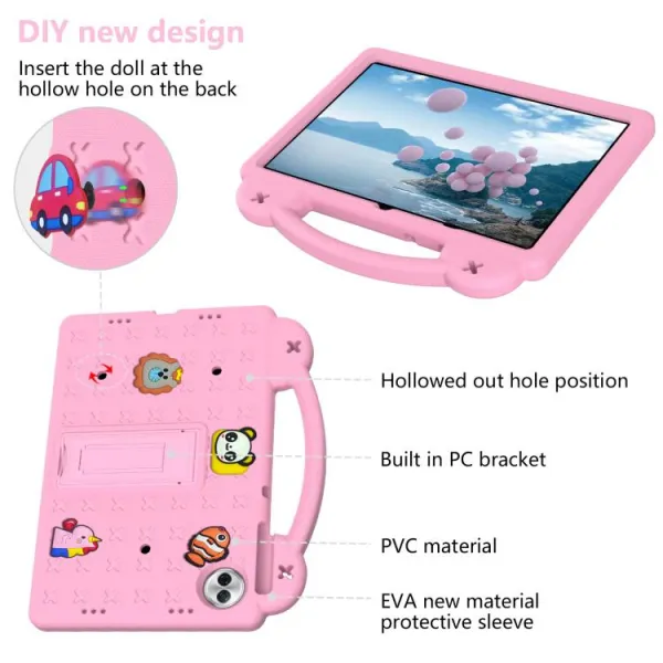 FANY Detský kryt na tablet pre Honor Pad 10 ružový