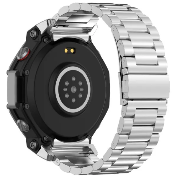 CLASSIC Kovový remienok pre Amazfit T-Rex 3 strieborný