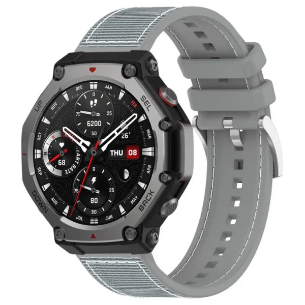 HYBRID Vymeniteľný remienok pre Amazfit T-Rex 3 šedý