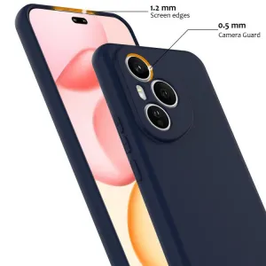 RUBBER MAGSAFE Silikónový kryt pre Honor 400 Pro 5G modrý