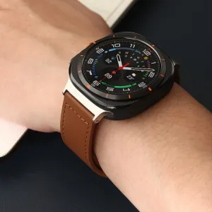 xDfind LEATHER Kožený remienok pre Amazfit T-Rex 3 béžový