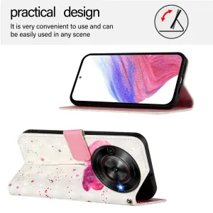 ART Peňaženkový kryt pre ZTE Blade A75 5G / Nubia Focus 5G FLOWER