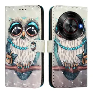 ART Peňaženkový kryt pre ZTE Blade A75 5G / Nubia Focus 5G GREY OWL
