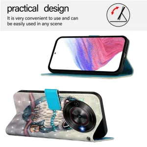 ART Peňaženkový kryt pre ZTE Blade A75 5G / Nubia Focus 5G GREY OWL