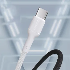 DUDAO L9C 65W Kábel USB-C 2m biely