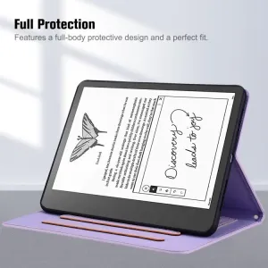 CAT FLIP Zaklápacie puzdro pre Amazon Kindle Scribe 2024 / Kindle Scribe 2022 fialové