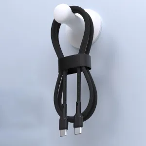 DUDAO L9C 65W Kábel USB-C 2m čierny