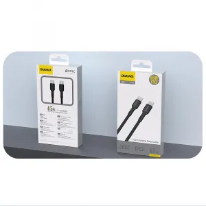 DUDAO L9C 65W Kábel USB-C 2m čierny