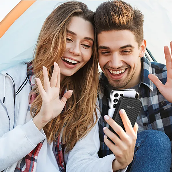 Dudao K11 Power Bank 10000mAh + kábel USB / USB-C / Lightning / Micro USB 10W, čierny
