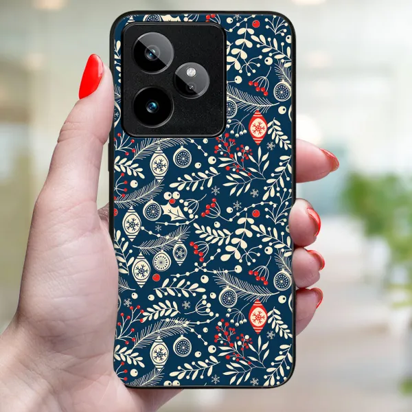 MY ART Kryt s vianočným dizajnom Realme GT 7 5G MISTLETOE (070)