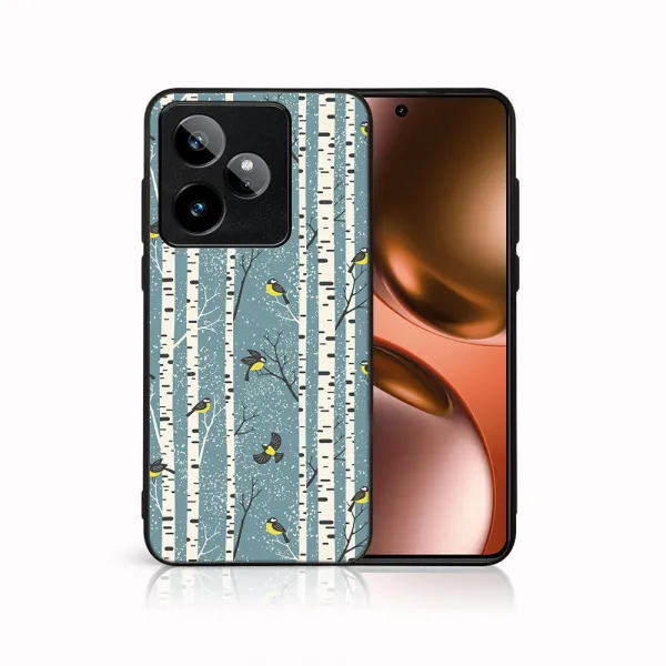 MY ART Kryt s vianočným dizajnom Realme GT 7 5G BIRCH (072)