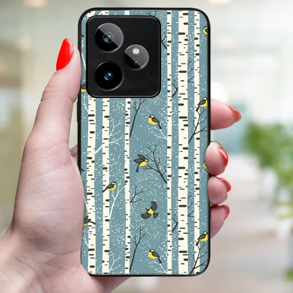 MY ART Kryt s vianočným dizajnom Realme GT 7 5G BIRCH (072)