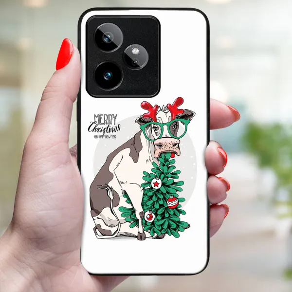 MY ART Kryt s vianočným dizajnom Realme GT 7 5G MERRY CHRISTMAS (074)