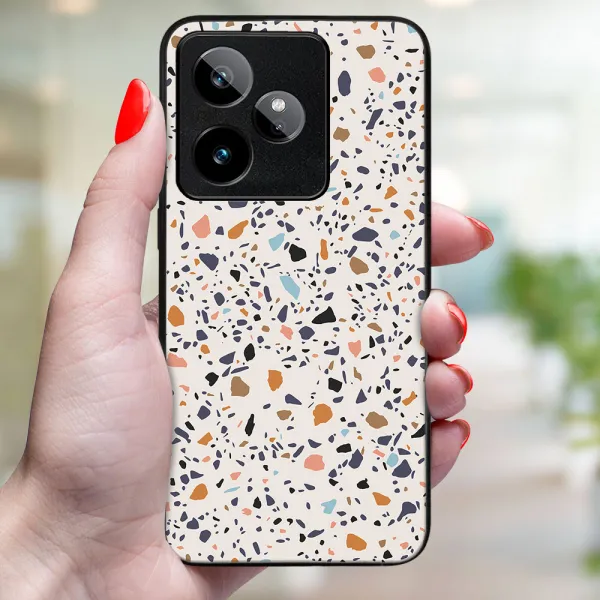 MY ART Ochranný kryt pre Realme GT 7 5G BEIGE TERRAZZO (162)