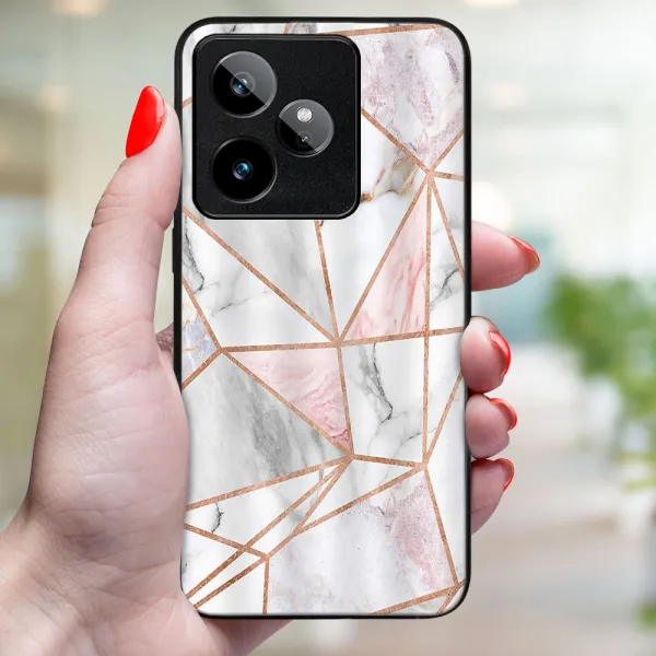 MY ART Ochranný kryt pre Realme GT 7 5G PINK MARBLE (143)