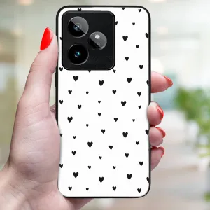 MY ART Ochranný kryt pre Realme GT 7 5G BLACK HEARTS (167)