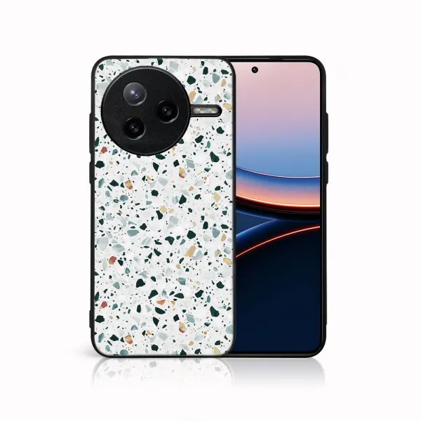 MY ART Ochranný kryt pre Xiaomi Poco F7 Ultra GREY TERRAZZO (163)