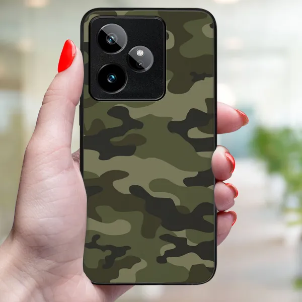MY ART Ochranný kryt pre Realme GT 7 5G GREEN CAMO (235)
