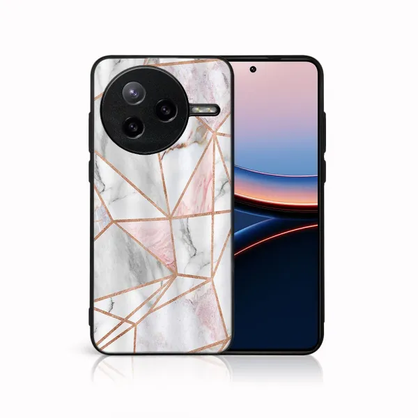 MY ART Ochranný kryt pre Xiaomi Poco F7 Ultra PINK MARBLE (143)