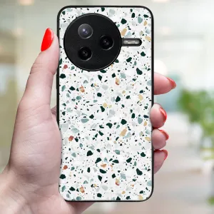 MY ART Ochranný kryt pre Xiaomi Poco F7 Ultra GREY TERRAZZO (163)