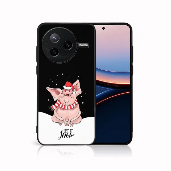 MY ART Kryt s vianočným dizajnom Xiaomi Poco F7 Ultra LET IT SNOW (075)