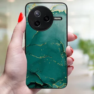 MY ART Ochranný kryt pre Xiaomi Poco F7 Ultra GREEN MARBLE (145)