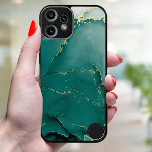 MY ART Ochranný kryt pre CMF Phone 2 Pro GREEN MARBLE (145)