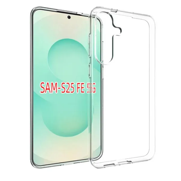 TPU Ochranný kryt pre Samsung Galaxy S25 FE priehľadný