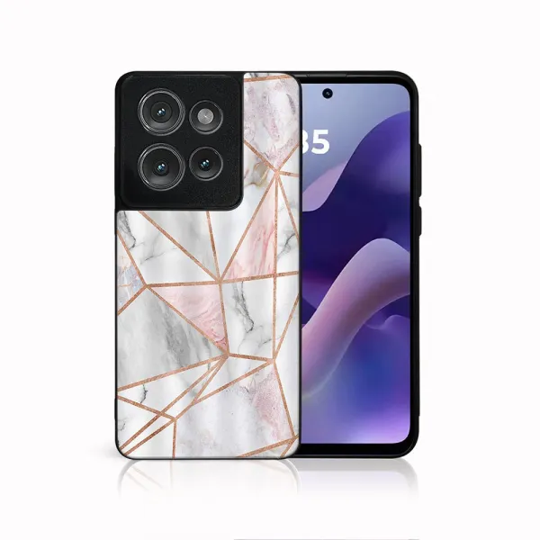 MY ART Ochranný kryt pre Motorola Moto G86 5G PINK MARBLE (143)