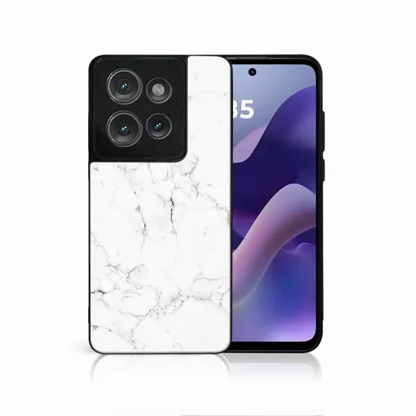 MY ART Ochranný kryt pre Motorola Moto G86 5G WHITE MARBLE (144)