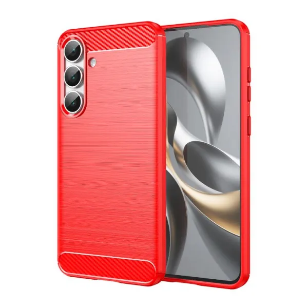 FLEXI TPU Ochranný kryt Samsung Galaxy S25 FE červený