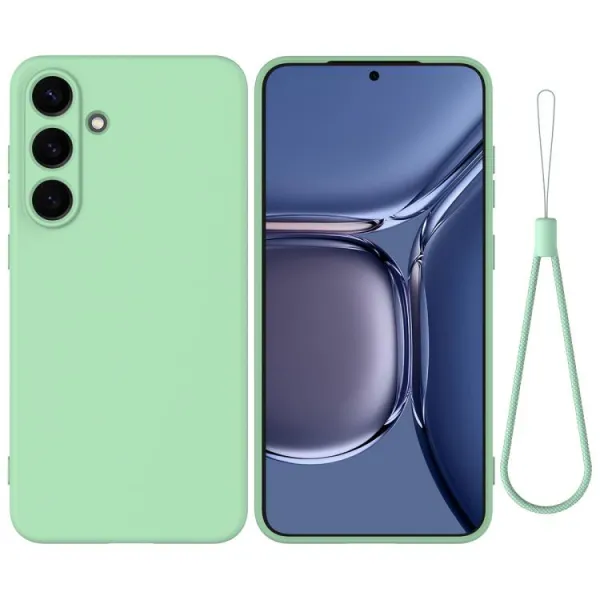 RUBBER Ochranný kryt pre Samsung Galaxy S25 FE zelený