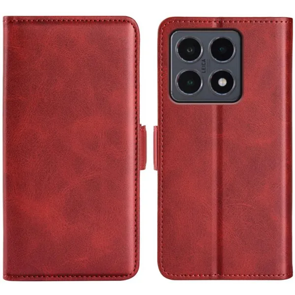 SIDE Peňaženkové puzdro pre Xiaomi 15T červené
