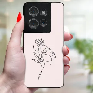 MY ART Ochranný kryt pre Motorola Moto G86 5G ROSE GIRL (198)
