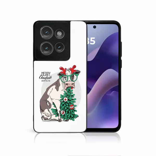 MY ART Kryt s vianočným dizajnom Motorola Moto G86 5G MERRY CHRISTMAS (074)