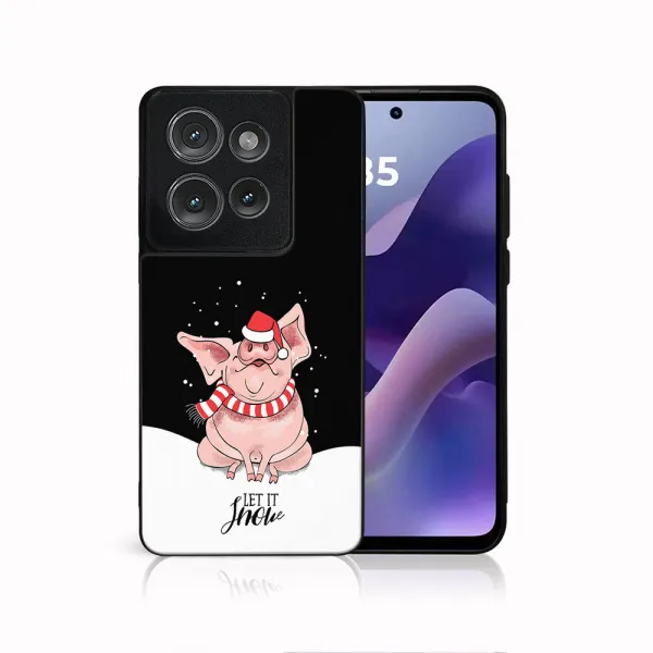 MY ART Kryt s vianočným dizajnom Motorola Moto G56 5G LET IT SNOW (075)
