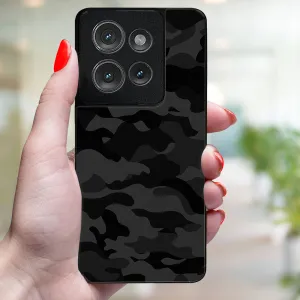 MY ART Ochranný kryt pre Motorola Moto G56 5G BLACK CAMO (234)