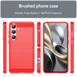 FLEXI TPU Ochranný kryt Samsung Galaxy S25 FE červený
