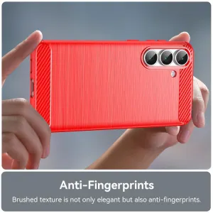 FLEXI TPU Ochranný kryt Samsung Galaxy S25 FE červený
