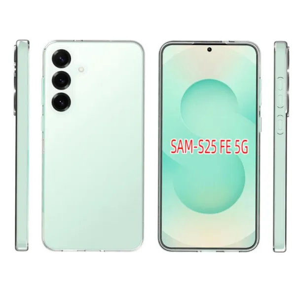 TPU Ochranný kryt pre Samsung Galaxy S25 FE priehľadný