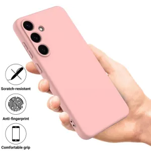 RUBBER Ochranný kryt pre Samsung Galaxy S25 FE ružový