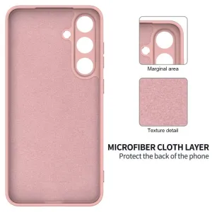 RUBBER Ochranný kryt pre Samsung Galaxy S25 FE ružový