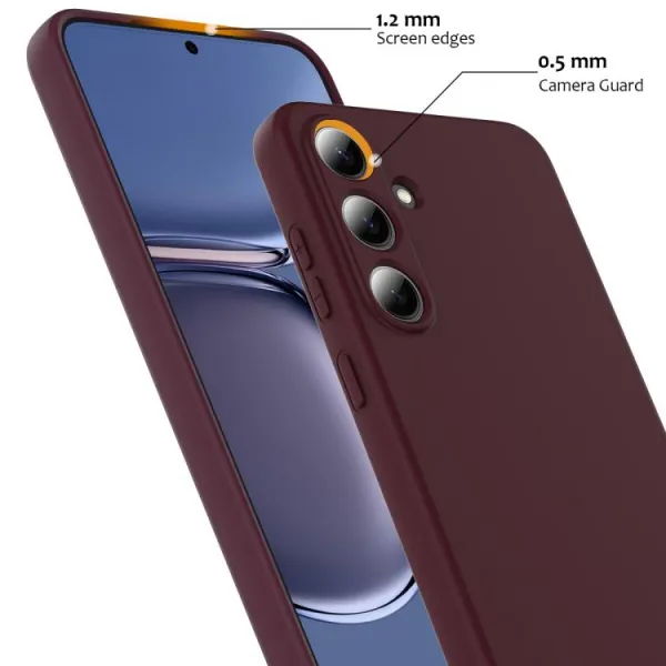 RUBBER MAGSAFE Silikónový kryt pre Samsung Galaxy S25 FE PLUM