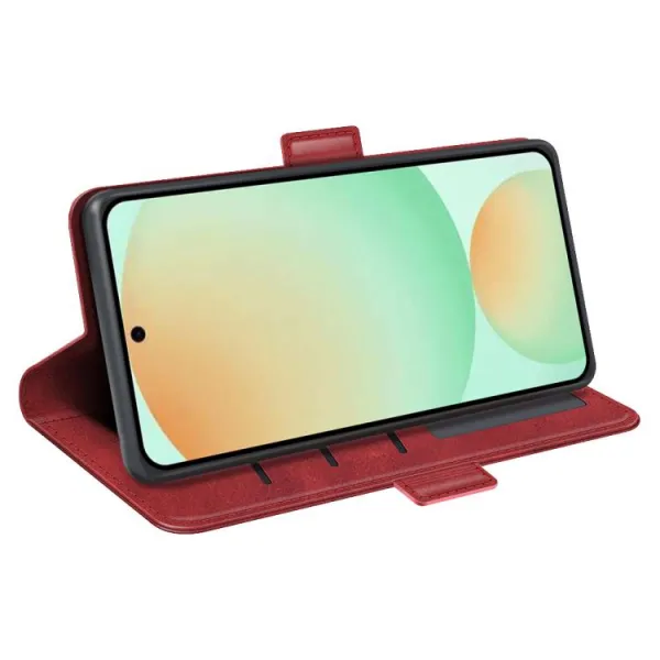 SIDE Peňaženkové puzdro pre Samsung Galaxy S25 FE červené
