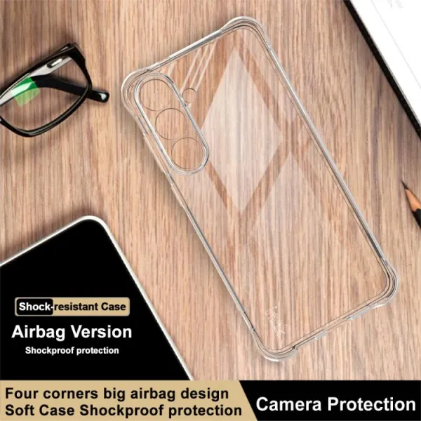 IMAK Ochranný obal pre Samsung Galaxy S25 FE priehľadný