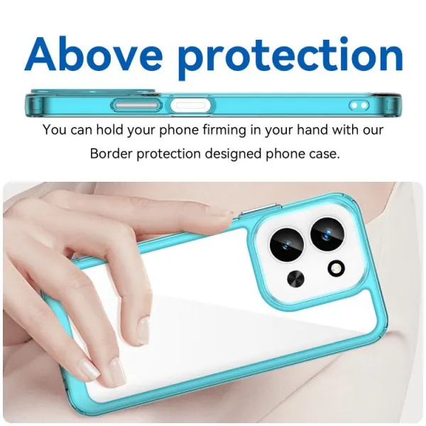 CRYSTAL Ochranný kryt pre Xiaomi Redmi 15C / Redmi 15C 5G tyrkysový
