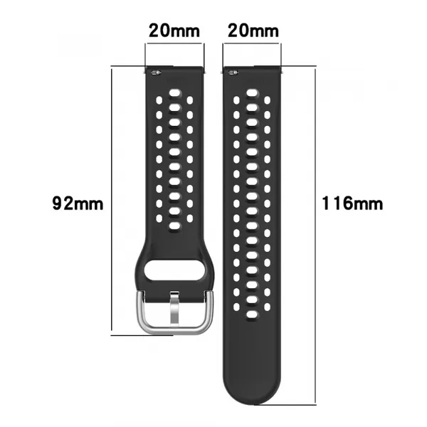 AIRY Silikónový remienok pre Amazfit Active 2 (Square) bordový