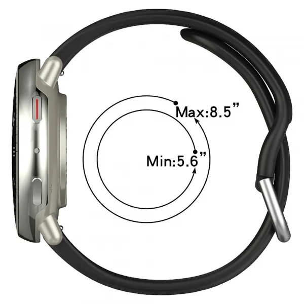 AIRY Silikónový remienok pre Amazfit Active 2 (Square) bordový
