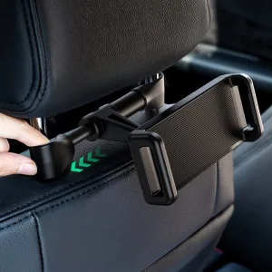 UGREEN Držiak na opierku hlavy na tablet / mobil do auta čierny