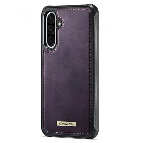 CASEME C49 Peňaženkový kryt 2v1 pre Samsung Galaxy A56 fialový
